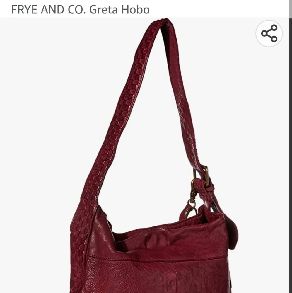Frye and Co. Greta hobo bag in Berry